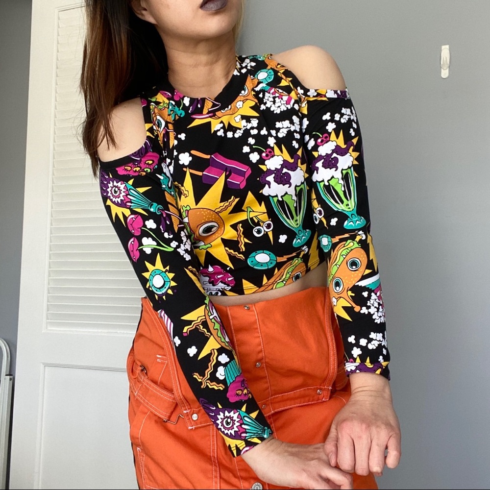 IRON FIST Killer Munchies Crop Top - Picture 1 of 7